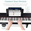imageBest Choice Products 88Key Weighted Full Size Digital Piano Electronic Keyboard Set for All Experience Levels wUStand 3 Sustain Pedal Unit Stool Keyboard Cover 2 Headphone Jacks