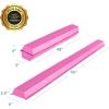 imageBest Choice Products 8ft Folding MediumDensity Foam Floor Balance Beam for Gymnastic and TumblingPink