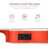imageBest Choice Products Acoustic Electric Bass Guitar Full Size 4 String Fretted Bass Guitar wPadded Gig Bag  BlueRed