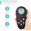 imageBest Choice Products Faux Leather Electric Massage Recliner wStool Footrest Ottoman Remote Control 5 Heat ampamp Massage Modes Side Pockets  BlackBrown