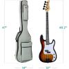 imageBest Choice Products Full Size Beginner 4String Electric Bass Guitar Wooden PBStyle Bass Starter Set wPadded Carrying Case  BlackWhiteSunburstWhite