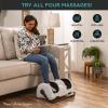 imageBest Choice Products Heated Shiatsu Foot Massager for Pain Relief Plantar Fasciitis Neuropathy Blood Circulation wCompact Design  Satin BlackDark Green