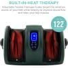 imageBest Choice Products Heated Shiatsu Foot Massager for Pain Relief Plantar Fasciitis Neuropathy Blood Circulation wCompact Design  Satin BlackDark Green