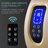 imageBest Choice Products Heated Shiatsu Foot Massager for Pain Relief Plantar Fasciitis Neuropathy Blood Circulation wCompact Design  Satin BlackGold