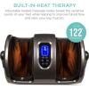 imageBest Choice Products Heated Shiatsu Foot Massager for Pain Relief Plantar Fasciitis Neuropathy Blood Circulation wCompact Design  Satin BlackGray
