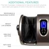 imageBest Choice Products Heated Shiatsu Foot Massager for Pain Relief Plantar Fasciitis Neuropathy Blood Circulation wCompact Design  Satin BlackGray