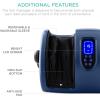 imageBest Choice Products Heated Shiatsu Foot Massager for Pain Relief Plantar Fasciitis Neuropathy Blood Circulation wCompact Design  Satin BlackNavy Blue