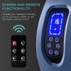 imageBest Choice Products Heated Shiatsu Foot Massager for Pain Relief Plantar Fasciitis Neuropathy Blood Circulation wCompact Design  Satin BlackNavy Blue