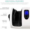 imageBest Choice Products Heated Shiatsu Foot Massager for Pain Relief Plantar Fasciitis Neuropathy Blood Circulation wCompact Design  Satin BlackPearl White