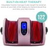 imageBest Choice Products Heated Shiatsu Foot Massager for Pain Relief Plantar Fasciitis Neuropathy Blood Circulation wCompact Design  Satin BlackRose Gold