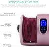 imageBest Choice Products Heated Shiatsu Foot Massager for Pain Relief Plantar Fasciitis Neuropathy Blood Circulation wCompact Design  Satin BlackRose Gold