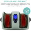imageBest Choice Products Heated Shiatsu Foot Massager for Pain Relief Plantar Fasciitis Neuropathy Blood Circulation wCompact Design  Satin BlackSage Green