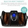 imageBest Choice Products Heated Shiatsu Foot Massager for Pain Relief Plantar Fasciitis Neuropathy Blood Circulation wCompact Design  Satin BlackSatin Black