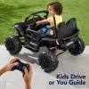 imageBest Choice Products Kids 24V 2Seater Electric Ride On UTV Officially Licensed Honda Talon wParent Control LED Lights Bluetooth  BlackBlack