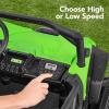 imageBest Choice Products Kids 24V 2Seater Electric Ride On UTV Officially Licensed Honda Talon wParent Control LED Lights Bluetooth  BlackLime Green
