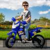 imageBest Choice Products Kids 6V Ride On Motorcycle wTreaded Tires Working Headlights 2mph Top Speed Training Wheels Realistic Sounds Music Battery Charger  OrangeBlue