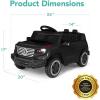 imageBest Choice Products Kids 6V Ride On Truck wParent Remote Control 3 Speeds LED Lights BlackBlack