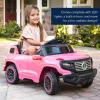 imageBest Choice Products Kids 6V Ride On Truck wParent Remote Control 3 Speeds LED Lights BlackPink