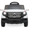 imageBest Choice Products Kids 6V Ride On Truck wParent Remote Control 3 Speeds LED Lights BlackWhite
