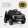 imageBest Choice Products Licensed Ford F150 Lightning Truck Kids 24V 2Seater Electric Ride On Car Toy w 132lb Weight Capacity Parent Control  GrayBlack