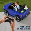 imageBest Choice Products Licensed Ford F150 Lightning Truck Kids 24V 2Seater Electric Ride On Car Toy w 132lb Weight Capacity Parent Control  GrayBlue