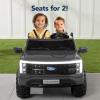 imageBest Choice Products Licensed Ford F150 Lightning Truck Kids 24V 2Seater Electric Ride On Car Toy w 132lb Weight Capacity Parent Control  GrayGray