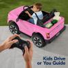 imageBest Choice Products Licensed Ford F150 Lightning Truck Kids 24V 2Seater Electric Ride On Car Toy w 132lb Weight Capacity Parent Control  GrayPink
