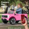 imageBest Choice Products Licensed Ford F150 Lightning Truck Kids 24V 2Seater Electric Ride On Car Toy w 132lb Weight Capacity Parent Control  GrayPink