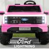 imageBest Choice Products Licensed Ford F150 Lightning Truck Kids 24V 2Seater Electric Ride On Car Toy w 132lb Weight Capacity Parent Control  GrayPink