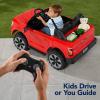 imageBest Choice Products Licensed Ford F150 Lightning Truck Kids 24V 2Seater Electric Ride On Car Toy w 132lb Weight Capacity Parent Control  GrayRed