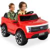 imageBest Choice Products Licensed Ford F150 Lightning Truck Kids 24V 2Seater Electric Ride On Car Toy w 132lb Weight Capacity Parent Control  GrayRed