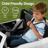 imageBest Choice Products Licensed Ford F150 Lightning Truck Kids 24V 2Seater Electric Ride On Car Toy w 132lb Weight Capacity Parent Control  GrayWhite