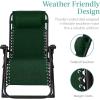 imageBest Choice Products Oversized Zero Gravity Chair Folding Outdoor Patio Recliner XL Anti Gravity Lounger wRemovable Cushion Cup Holder Side Tray 350lb Capacity  Graphite BlueForest Green