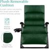 imageBest Choice Products Oversized Zero Gravity Chair Folding Outdoor Patio Recliner XL Anti Gravity Lounger wRemovable Cushion Cup Holder Side Tray 350lb Capacity  Graphite BlueForest Green