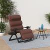 imageBest Choice Products Oversized Zero Gravity Chair Folding Outdoor Patio Recliner XL Anti Gravity Lounger wRemovable Cushion Cup Holder Side Tray 350lb Capacity  Graphite BlueWoodland Brown