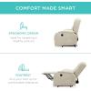 imageBest Choice Products PU Leather Electric Power Lift Chair Recliner Massage Chair Adjustable Furniture for Back Legs w 3 Positions USB Port Heat Cupholders EasytoReach Side Button  BlackBeige