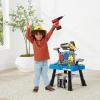 imageBest Choice Products Pretend Play Kids Workbench Childs Construction Toy Set for Child Development w 150 Accessories Electric Drill Storage Shelf Hard Hat Goggles Play Tool Set