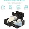 imageBest Choice Products Set of 4 9x12in Water Hyacinth Pantry Baskets Woven Organizers wChalkboard Label Chalk Marker  NaturalBlack