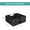 imageBest Choice Products Set of 4 9x12in Water Hyacinth Pantry Baskets Woven Organizers wChalkboard Label Chalk Marker  NaturalBlack