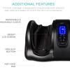 imageBest Choice Products Shiatsu Foot Massager for Pain Relief Plantar Fasciitis Neuropathy Blood Circulation Remote Control wCompact Design  BurgundyBlack