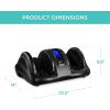 imageBest Choice Products Shiatsu Foot Massager for Pain Relief Plantar Fasciitis Neuropathy Blood Circulation Remote Control wCompact Design  BurgundyBlack