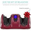 imageBest Choice Products Shiatsu Foot Massager for Pain Relief Plantar Fasciitis Neuropathy Blood Circulation Remote Control wCompact Design  BurgundyBurgundy