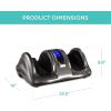 imageBest Choice Products Shiatsu Foot Massager for Pain Relief Plantar Fasciitis Neuropathy Blood Circulation Remote Control wCompact Design  BurgundyGray