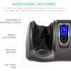 imageBest Choice Products Shiatsu Foot Massager for Pain Relief Plantar Fasciitis Neuropathy Blood Circulation Remote Control wCompact Design  BurgundyGray