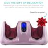 imageBest Choice Products Shiatsu Foot Massager for Pain Relief Plantar Fasciitis Neuropathy Blood Circulation Remote Control wCompact Design  BurgundyRose Gold