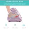 imageBest Choice Products Shiatsu Foot Massager for Pain Relief Plantar Fasciitis Neuropathy Blood Circulation Remote Control wCompact Design  BurgundyRose Gold