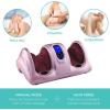 imageBest Choice Products Shiatsu Foot Massager for Pain Relief Plantar Fasciitis Neuropathy Blood Circulation Remote Control wCompact Design  BurgundyRose Gold