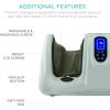 imageBest Choice Products Shiatsu Foot Massager for Pain Relief Plantar Fasciitis Neuropathy Blood Circulation Remote Control wCompact Design  BurgundySage Green