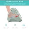 imageBest Choice Products Shiatsu Foot Massager for Pain Relief Plantar Fasciitis Neuropathy Blood Circulation Remote Control wCompact Design  BurgundySage Green