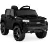 imageBest Choice Products 12V Licensed Chevrolet Silverado Ride On Truck Electric Car Toy wParent Remote Control Truck Bed Storage Bluetooth Speaker LED Lights 25 MPH Max Speed  PinkBlack
